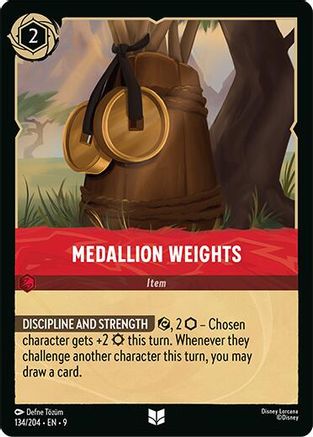 Medallion Weights (134/204) Fabled (Non-Foil)