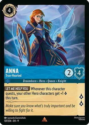 Anna - True-Hearted (137/204) Fabled (Non-Foil)