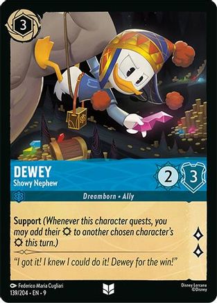 Dewey - Showy Nephew (139/204) Fabled (Non-Foil)