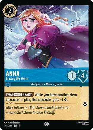 Anna - Braving the Storm (146/204) Fabled (Non-Foil)