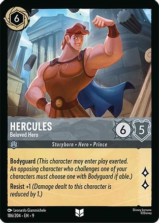 Hercules - Beloved Hero (186/204) Fabled (Non-Foil)