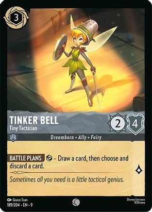 Tinker Bell - Tiny Tactician (189/204) Fabled (Non-Foil)