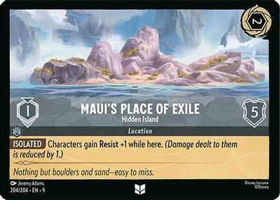 Maui's Place of Exile - Hidden Island (204/204) Fabled (Non-Foil)