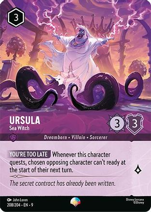 Ursula - Sea Witch (Epic) (208/204) Fabled ()