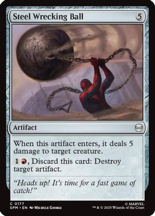 Steel Wrecking Ball (SPM-177) - Marvel's Spider-Man Foil