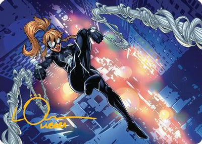 Araña, Heart of the Spider Art Card (Gold-Stamped Signature) (AASPM-037) - Art Series: Marvel's Spider-Man