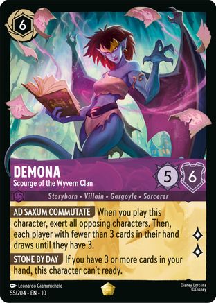 Demona - Scourge of the Wyvern Clan (55/204) Whispers in the Well (Cold Foil)