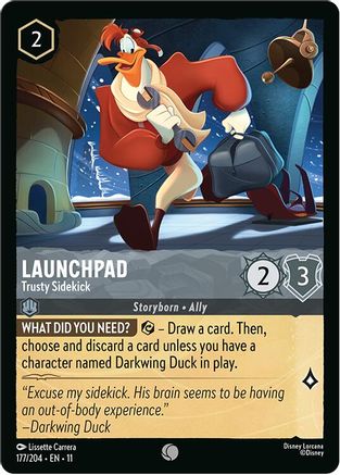 Launchpad - Trusty Sidekick (177/204) Winterspell (Cold Foil)