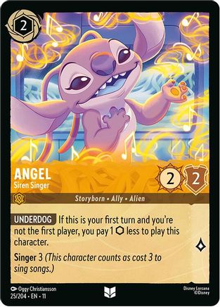 Angel - Siren Singer (25/204) Winterspell (Non-Foil)