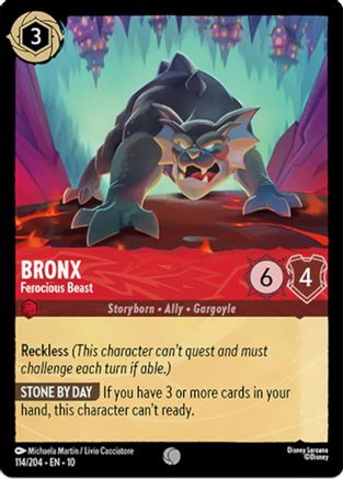 Bronx - Ferocious Beast (114/204) Whispers in the Well (Cold Foil)