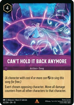 Can't Hold It Back Anymore (62/204) Whispers in the Well (Cold Foil)