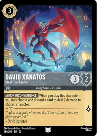 David Xanatos - Steel Clan Leader (184/204) Whispers in the Well (Non-Foil)