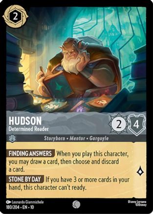 Hudson - Determined Reader (180/204) Whispers in the Well (Cold Foil)