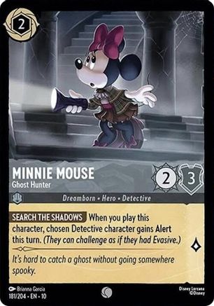 Minnie Mouse - Ghost Hunter (181/204) Whispers in the Well (Cold Foil)