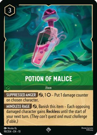 Potion of Malice (98/204) Whispers in the Well (Cold Foil)