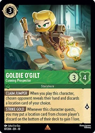 Goldie O'Gilt - Cunning Prospector (87/204) Whispers in the Well (Cold Foil)