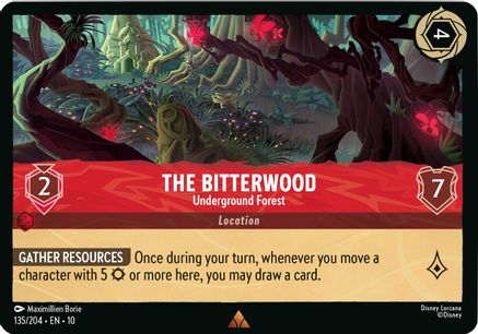 The Bitterwood - Underground Forest (135/204) Whispers in the Well (Cold Foil)