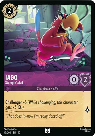 Iago - Stompin' Mad (43/204) Whispers in the Well (Cold Foil)