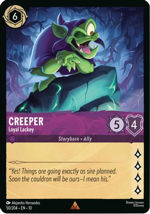 Creeper - Loyal Lackey (50/204) Whispers in the Well (Cold Foil)