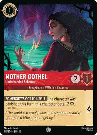 Mother Gothel - Underhanded Schemer (110/204) Whispers in the Well (Cold Foil)