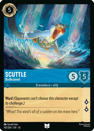 Scuttle - Birdbrained (147/204) Whispers in the Well (Cold Foil)