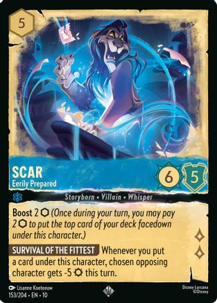 Scar - Eerily Prepared (153/204) Whispers in the Well (Cold Foil)