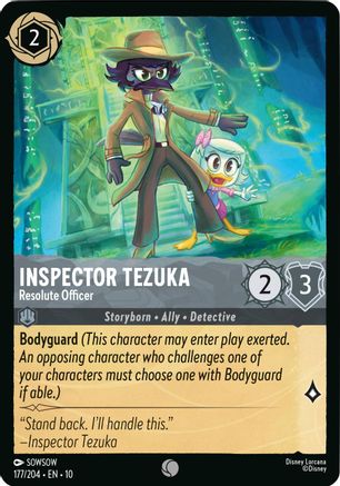 Inspector Tezuka - Resolute Officer (177/204) Whispers in the Well (Non-Foil)