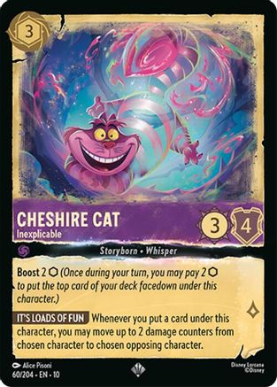 Cheshire Cat - Inexplicable (60/204) Whispers in the Well (Cold Foil)