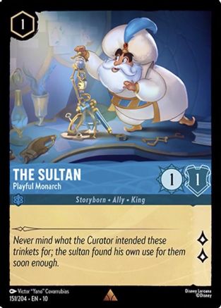 The Sultan - Playful Monarch (151/204) Whispers in the Well (Cold Foil)
