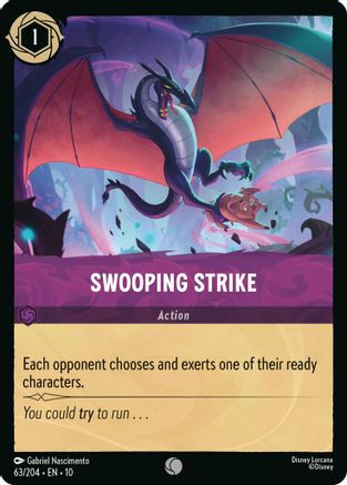 Swooping Strike (63/204) Whispers in the Well (Non-Foil)
