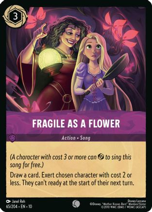 Fragile as a Flower (65/204) Whispers in the Well (Cold Foil)