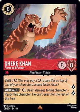 Shere Khan - Fierce and Furious (128/204) Whispers in the Well (Cold Foil)