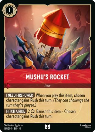 Mushu's Rocket (134/204) Whispers in the Well (Cold Foil)