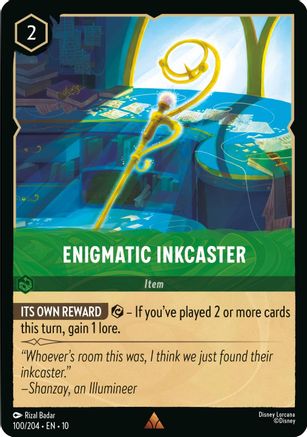 Enigmatic Inkcaster (100/204) Whispers in the Well (Cold Foil)
