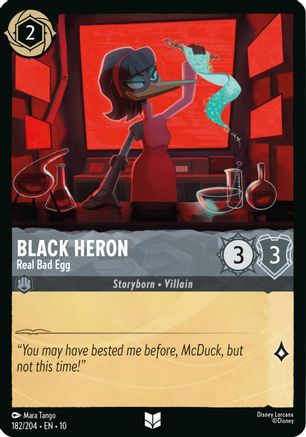 Black Heron - Real Bad Egg (182/204) Whispers in the Well (Cold Foil)