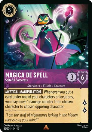 Magica De Spell - Spiteful Sorceress (52/204) Whispers in the Well (Cold Foil)