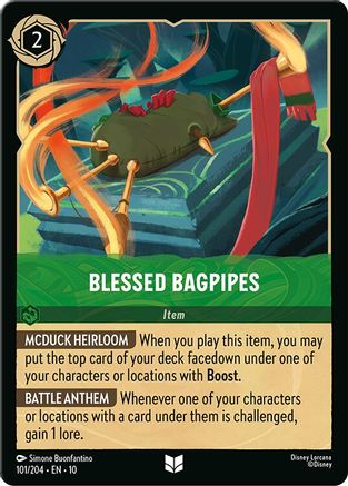 Blessed Bagpipes (101/204) Whispers in the Well (Cold Foil)