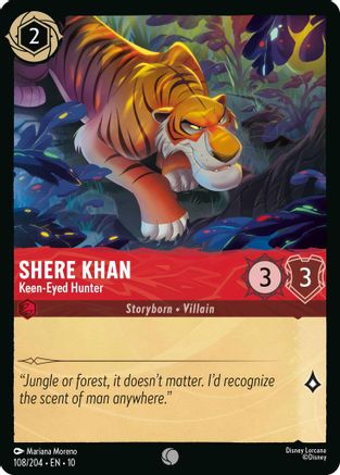 Shere Khan - Keen-Eyed Hunter (108/204) Whispers in the Well (Non-Foil)