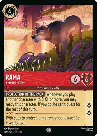Rama - Vigilant Father (109/204) Whispers in the Well (Cold Foil)