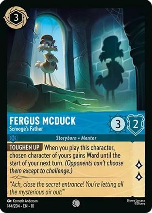 Fergus McDuck - Scrooge's Father (144/204) Whispers in the Well (Cold Foil)