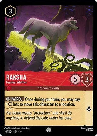 Raksha - Fearless Mother (107/204) Whispers in the Well (Cold Foil)