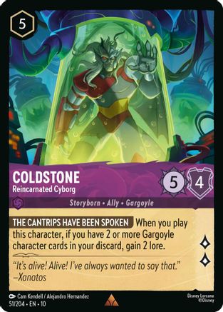 Coldstone - Reincarnated Cyborg (51/204) Whispers in the Well (Cold Foil)