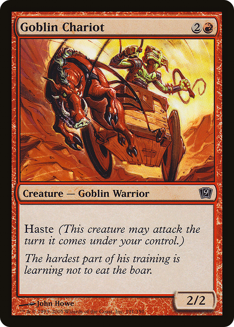 Goblin Chariot (9ED-191) - 9th Edition Foil