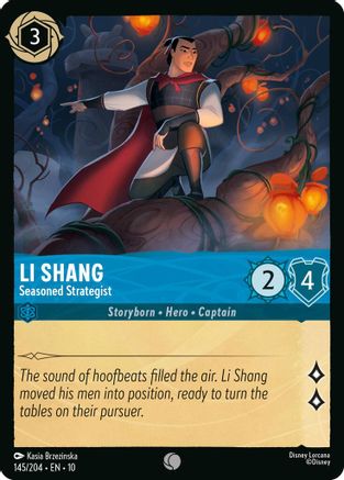Li Shang - Seasoned Strategist (145/204) Whispers in the Well (Non-Foil)