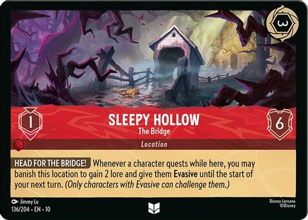 Sleepy Hollow - The Bridge (136/204) Whispers in the Well (Cold Foil)