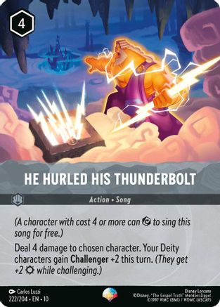 He Hurled His Thunderbolt (Epic) (222/204) Whispers in the Well ()