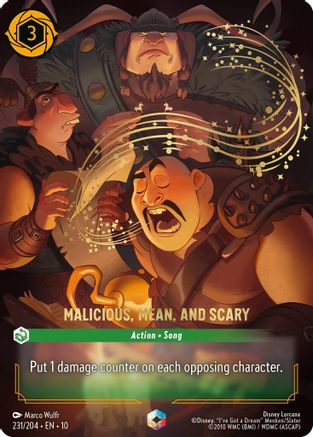 Malicious, Mean, and Scary (Enchanted) (231/204) Whispers in the Well ()