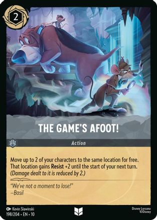 The Game's Afoot! (198/204) Whispers in the Well (Cold Foil)