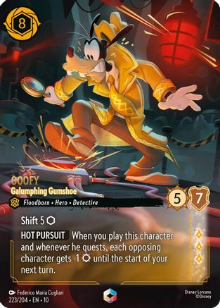 Goofy - Galumphing Gumshoe (Enchanted) (223/204) Whispers in the Well ()