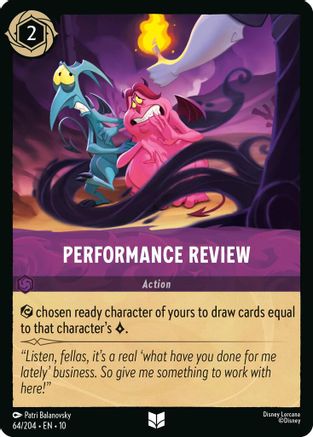 Performance Review (64/204) Whispers in the Well (Cold Foil)